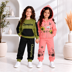 Green Champion + Pink Hoodie (Pack Off Two)