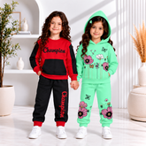 Red Champion + Mint Blue Hoodie (Pack Off Two)