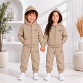 C2 Skin Hoodie Back printed style kids suit for winter