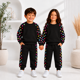 BLACK HEART KIDS WINTER PANEL TRACKSUIT