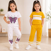 Butterfly & Sunshine Kids Outfit (Pack of 2)