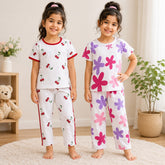 Cherry & Blossom Night Suit (Pack of 2)