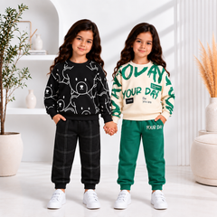 Green White Your Day + Black Bear Face (PACK OFF TWO)