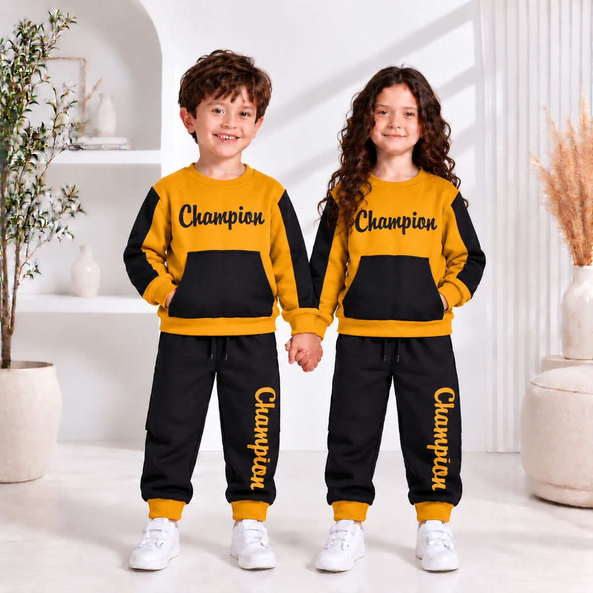 Yellow Champion  Co-Ord Set For Winter