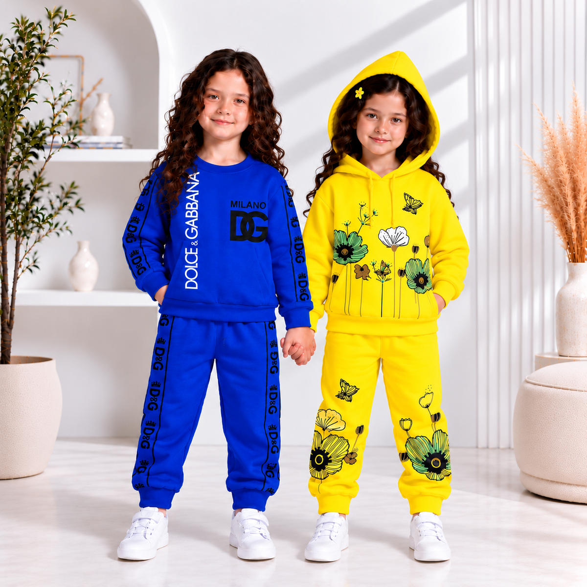 Blue Milano + Yellow Hoodie (Pack Off Two)