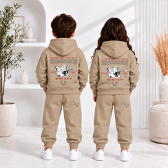 C2 Skin Hoodie Back  printed style kids suit for winter