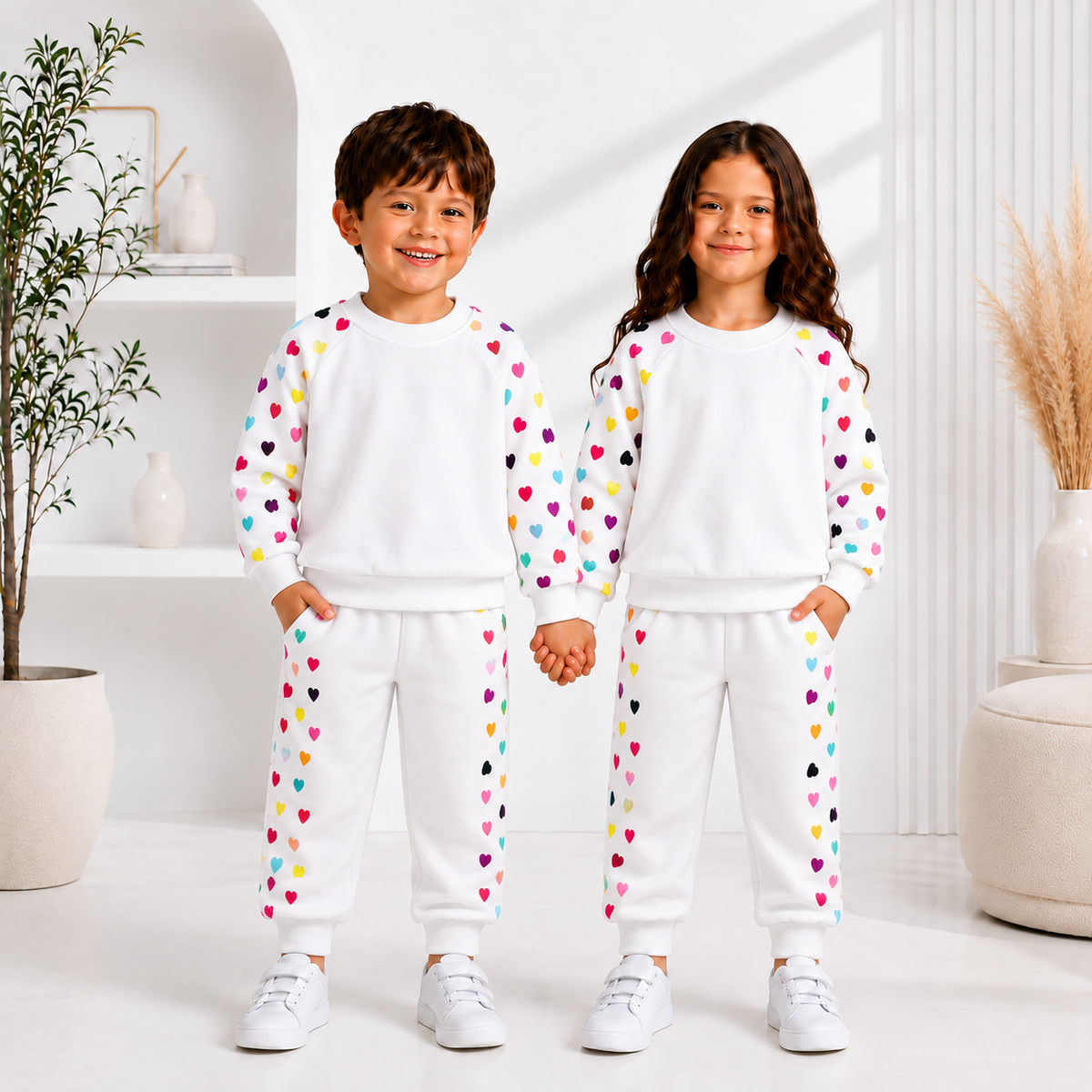 WEITH HEART KIDS WINTER PANEL TRACKSUIT