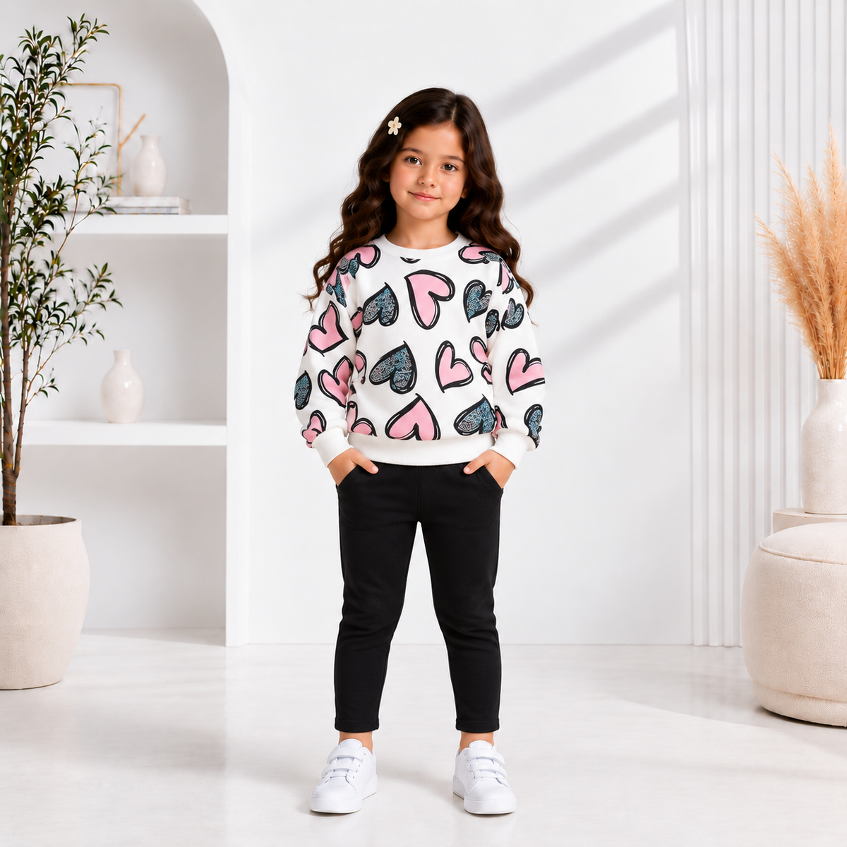 Love Pop Heart Girls Winter Set&nbsp;